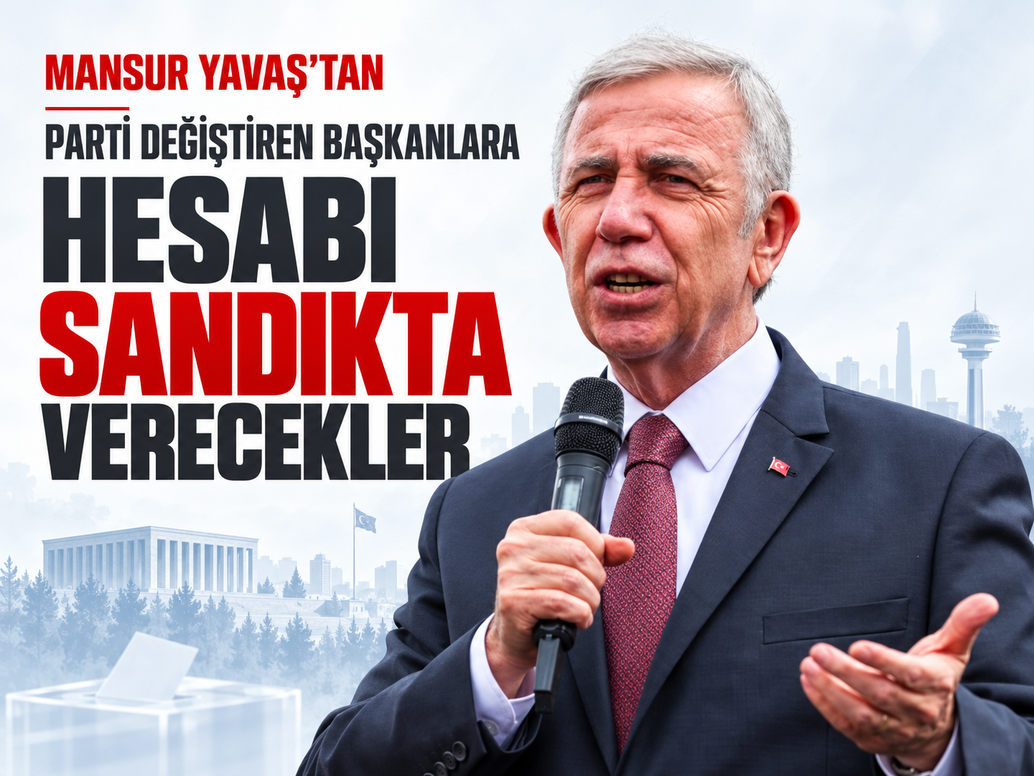 Mansur Yavaş'tan parti değiştiren başkanlara: "Hesabı sandıkta verecekler"