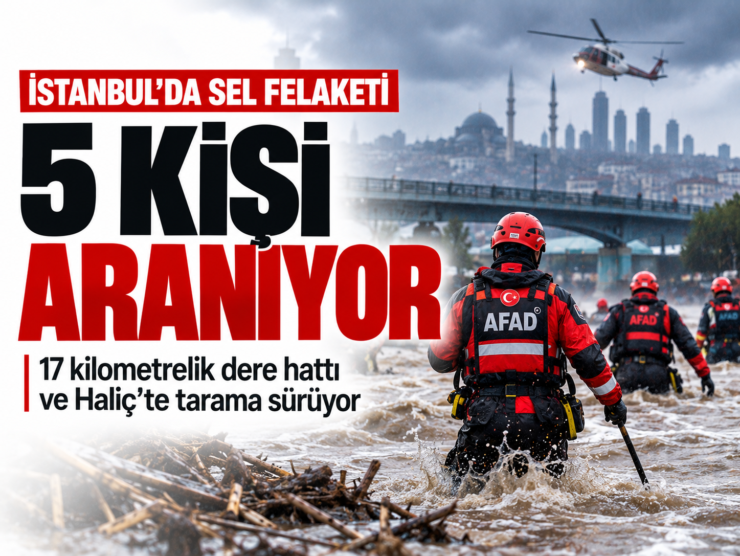 İstanbul'daki sel felaketinde son dakika! Vali Gül açıkladı