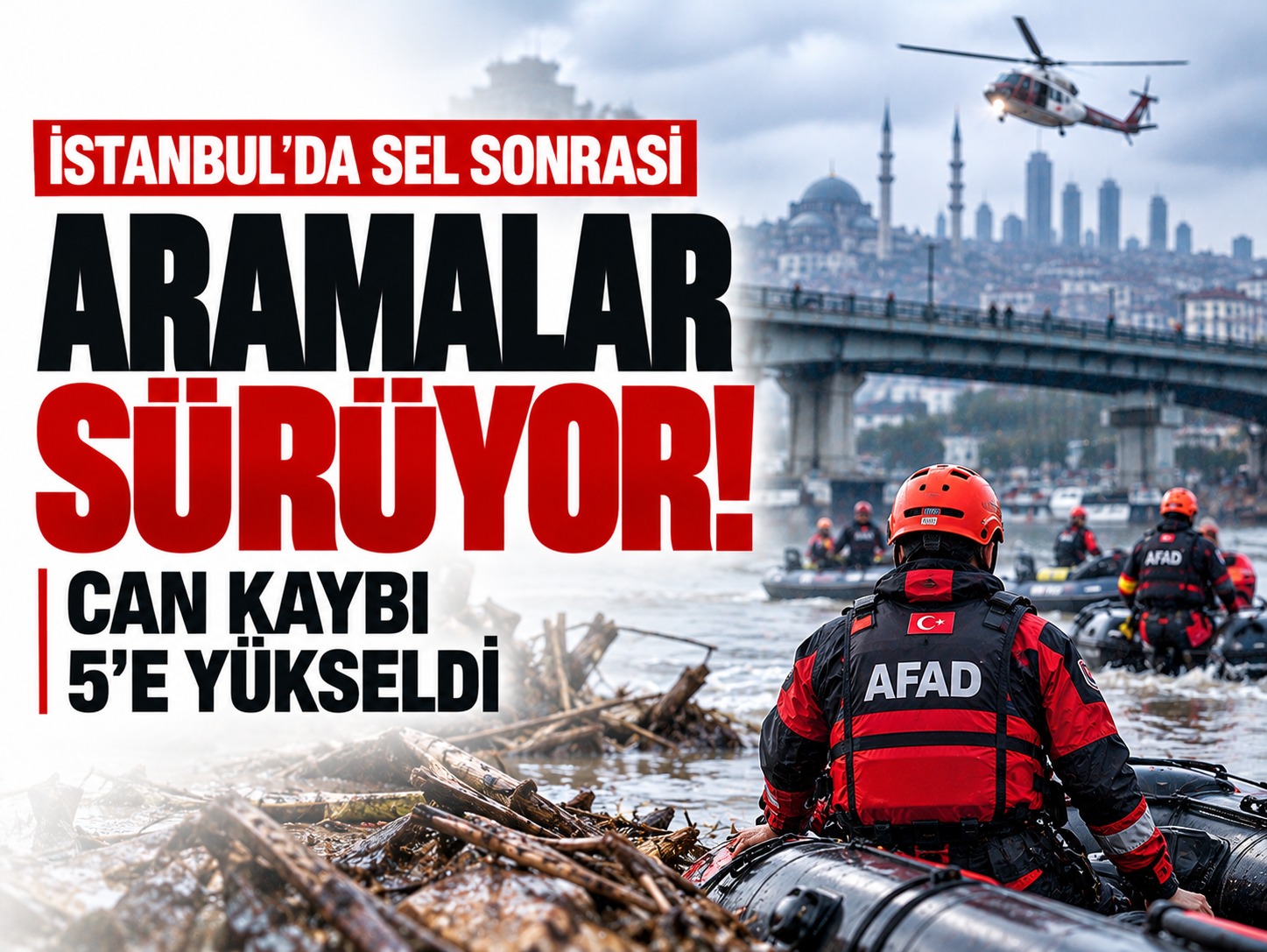 İstanbul'da sel sonrası aramalar sürüyor! Can kaybı arttı