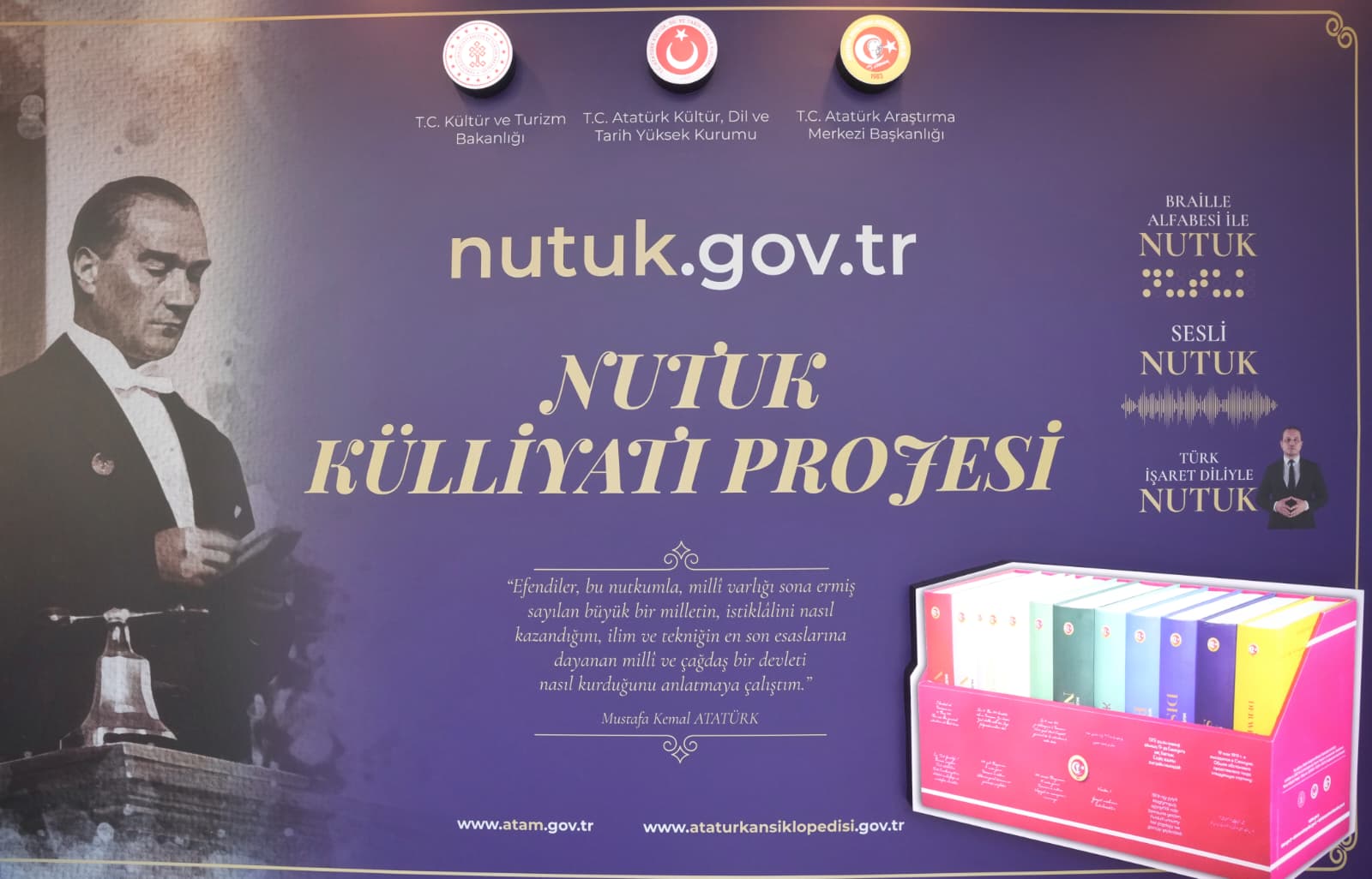 Atatürk'ün Nutuk'u 8 dilde dünyaya açılıyor! Dijital platform erişimde