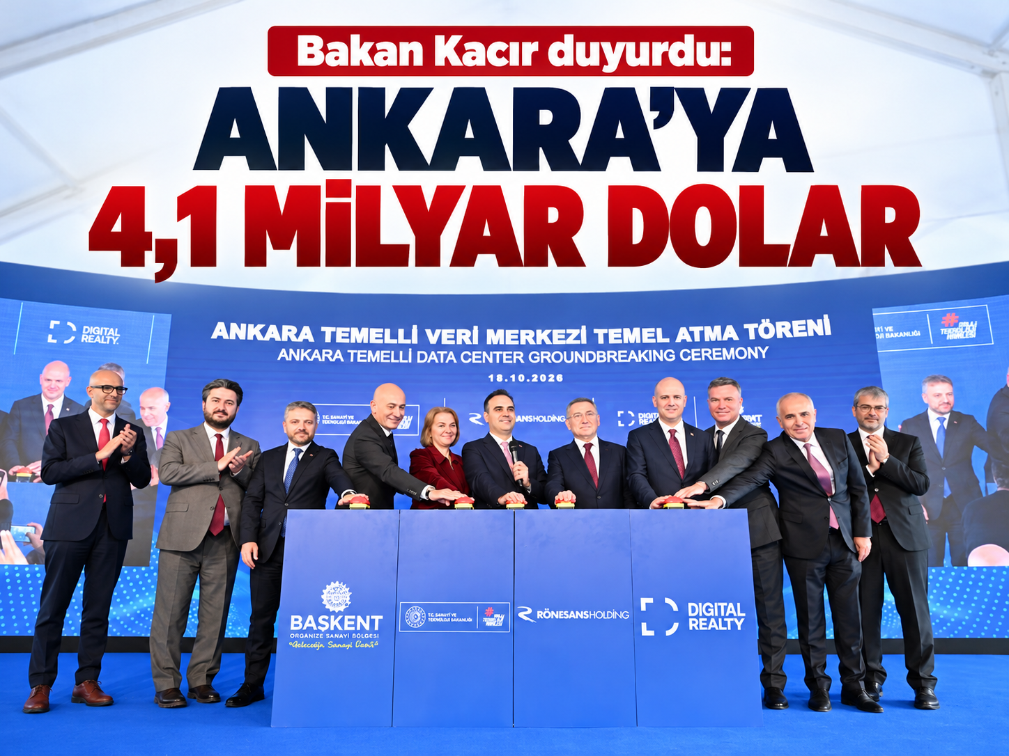 Bakan Kacır duyurdu: Ankara’ya 4,1 milyar dolar