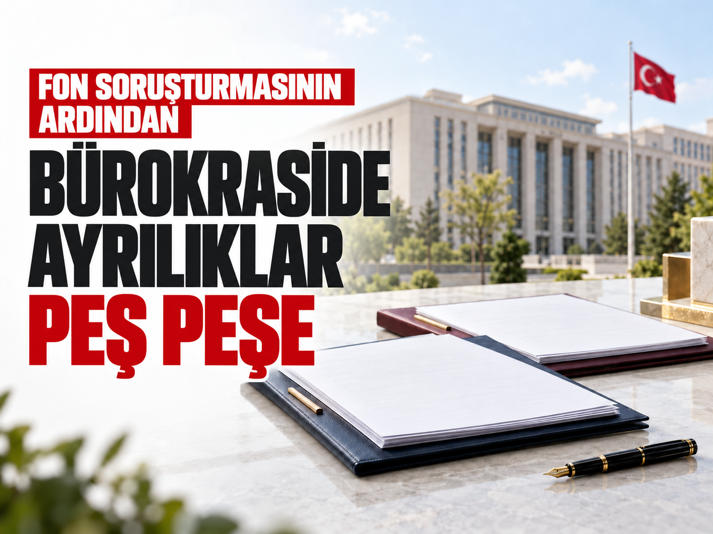 Fon soruşturmasının ardından bürokraside ayrılıklar peş peşe