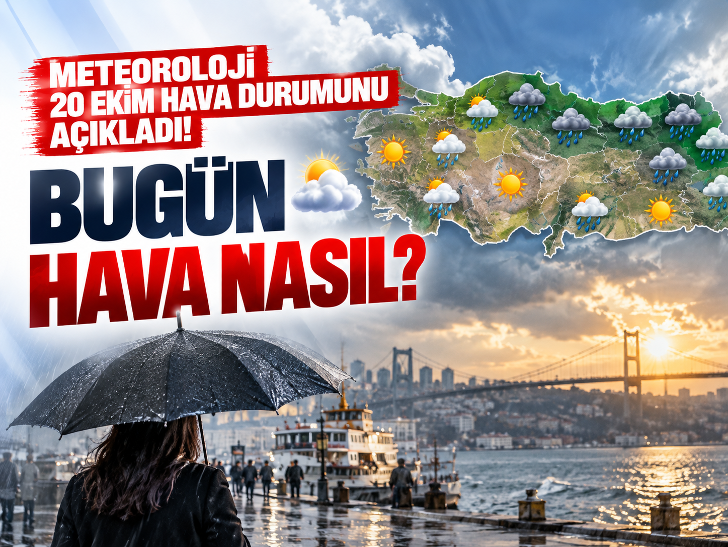 Meteoroloji 20 Ekim hava durumunu açıkladı! Bugün hava nasıl?