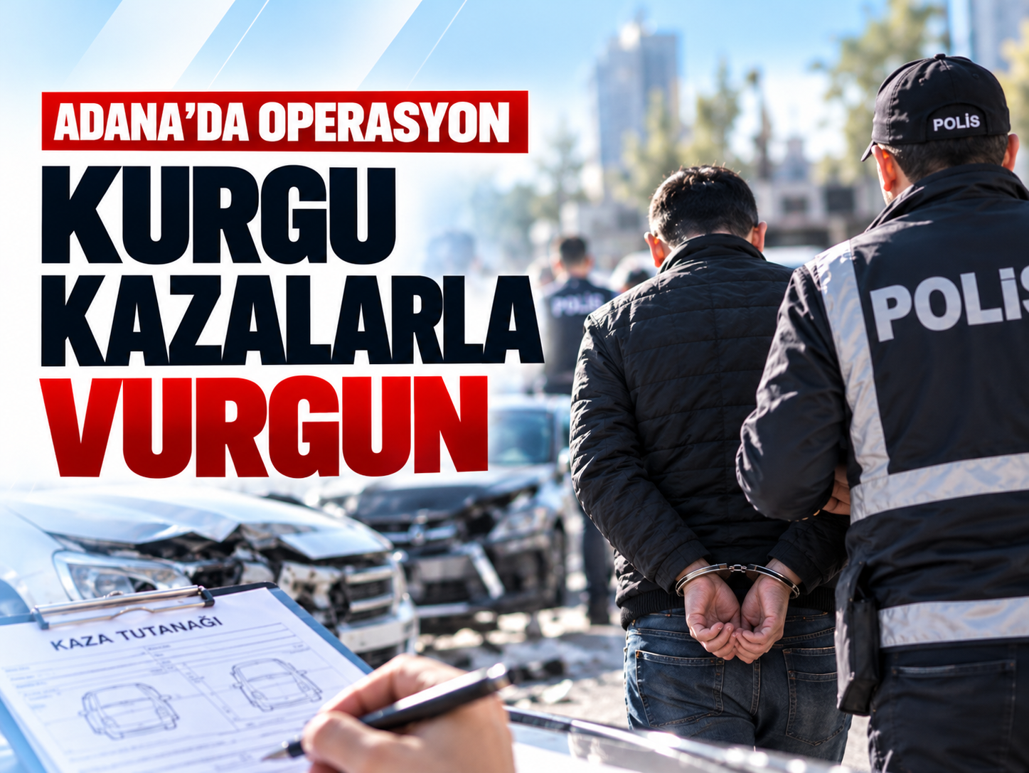 Aynı araç, başka sürücü, yeni kaza! Adana'da 76 dosyalık şüphe