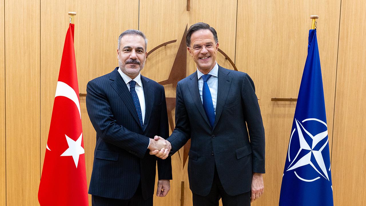 Bakan Fidan, Brüksel'de NATO Genel Sekreteri Rutte ile görüştü