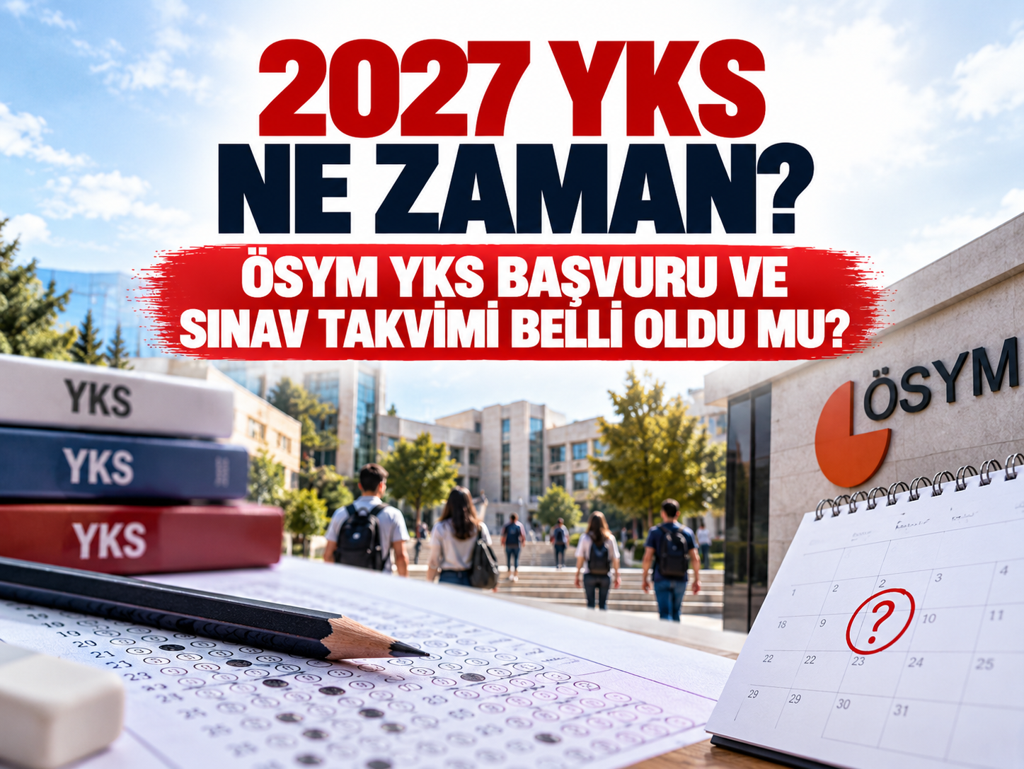 2027 YKS ne zaman? ÖSYM YKS başvuru ve sınav takvimi belli oldu mu?