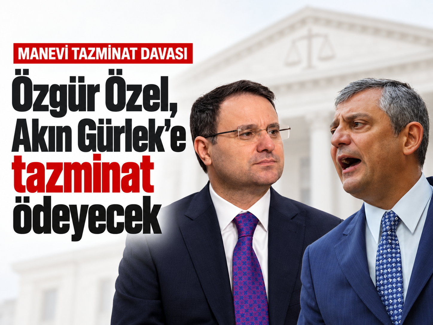Özgür Özel, Akın Gürlek'e tazminat ödeyecek