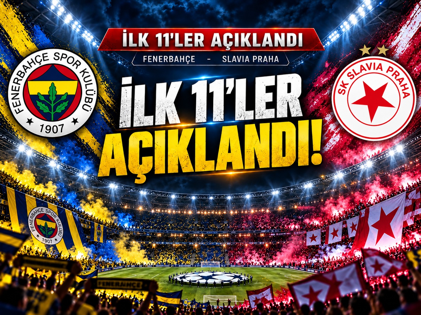 Fenerbahçe-Slavia Prag maçına doğru: İlk 11'ler belli oldu Fenerbahçe-Slavia Prag maçına doğru: İlk 11'ler belli oldu A+ Büyüt A- Küçült Haber akışınızı siz yönetin. Oksijen'i Google'a kaynak olarak ekleyin. Şampiyonlar Ligi'nde bugün karşı karşıya gelece