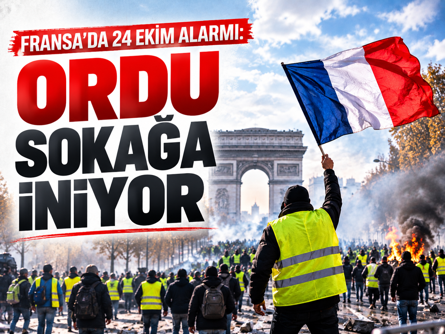 Fransa’da 24 Ekim alarmı: Ordu sokağa iniyor