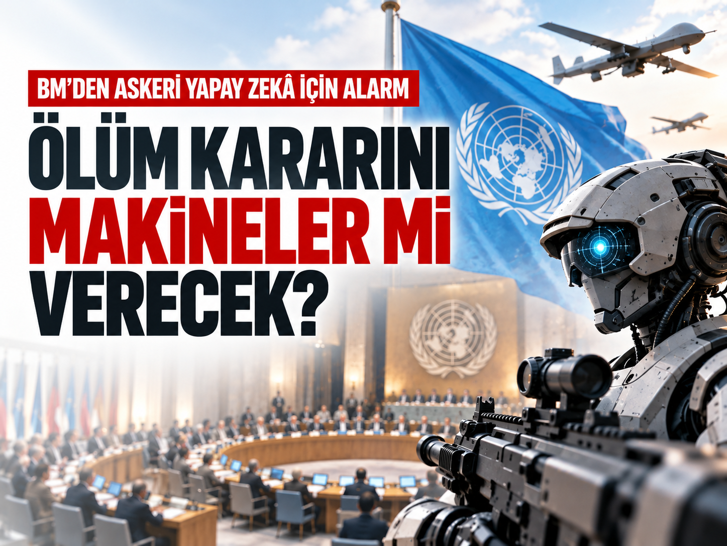 Ölüm kararını yapay zekâ mı verecek? BM’den bağlayıcı anlaşma çağrısı
