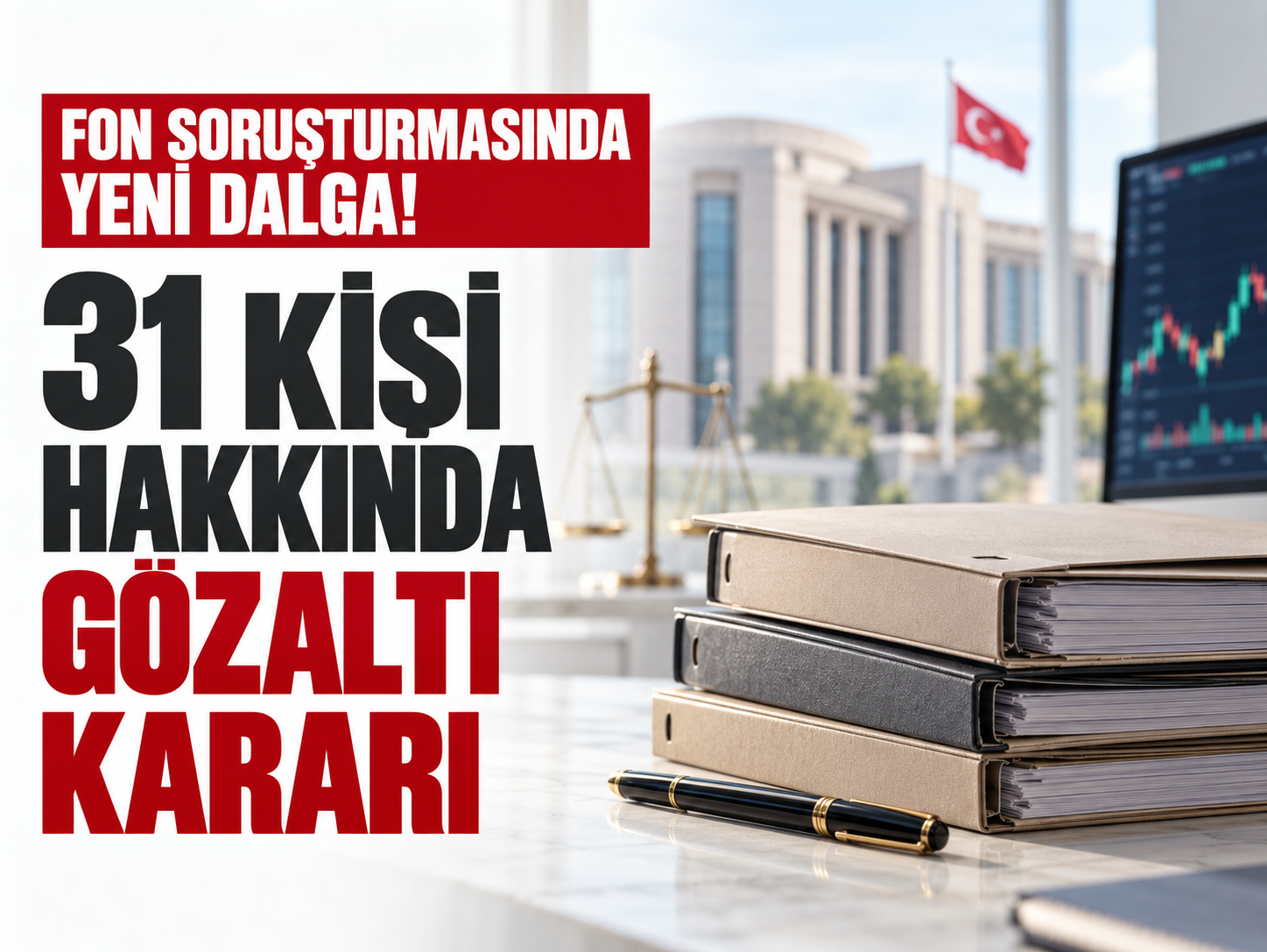 Fon soruşturmasında yeni dalga! 31 kişi hakkında gözaltı kararı