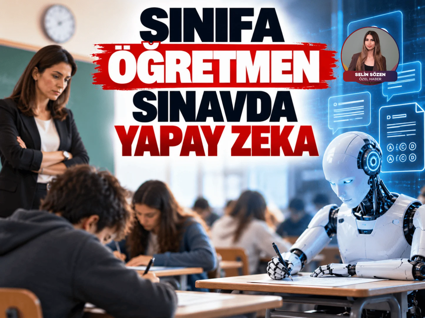 Sınıfa öğretmen, sınavda yapay zeka