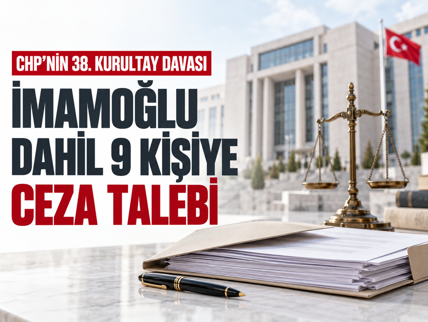 CHP’nin kurultay davasında mütalaa açıklandı: İmamoğlu dahil 9 kişiye ceza talebi