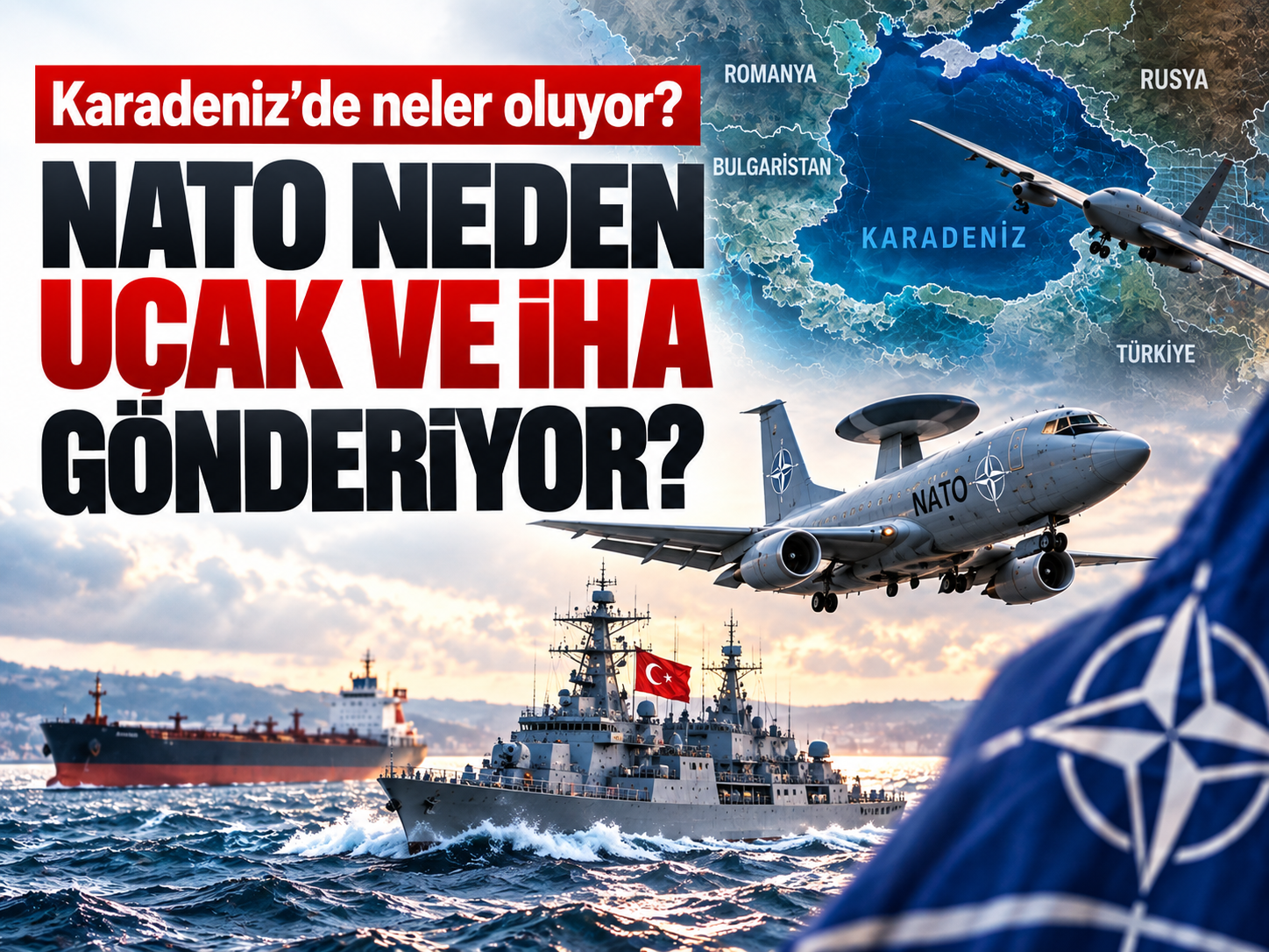Karadeniz'de neler oluyor? NATO neden uçak ve İHA gönderiyor?