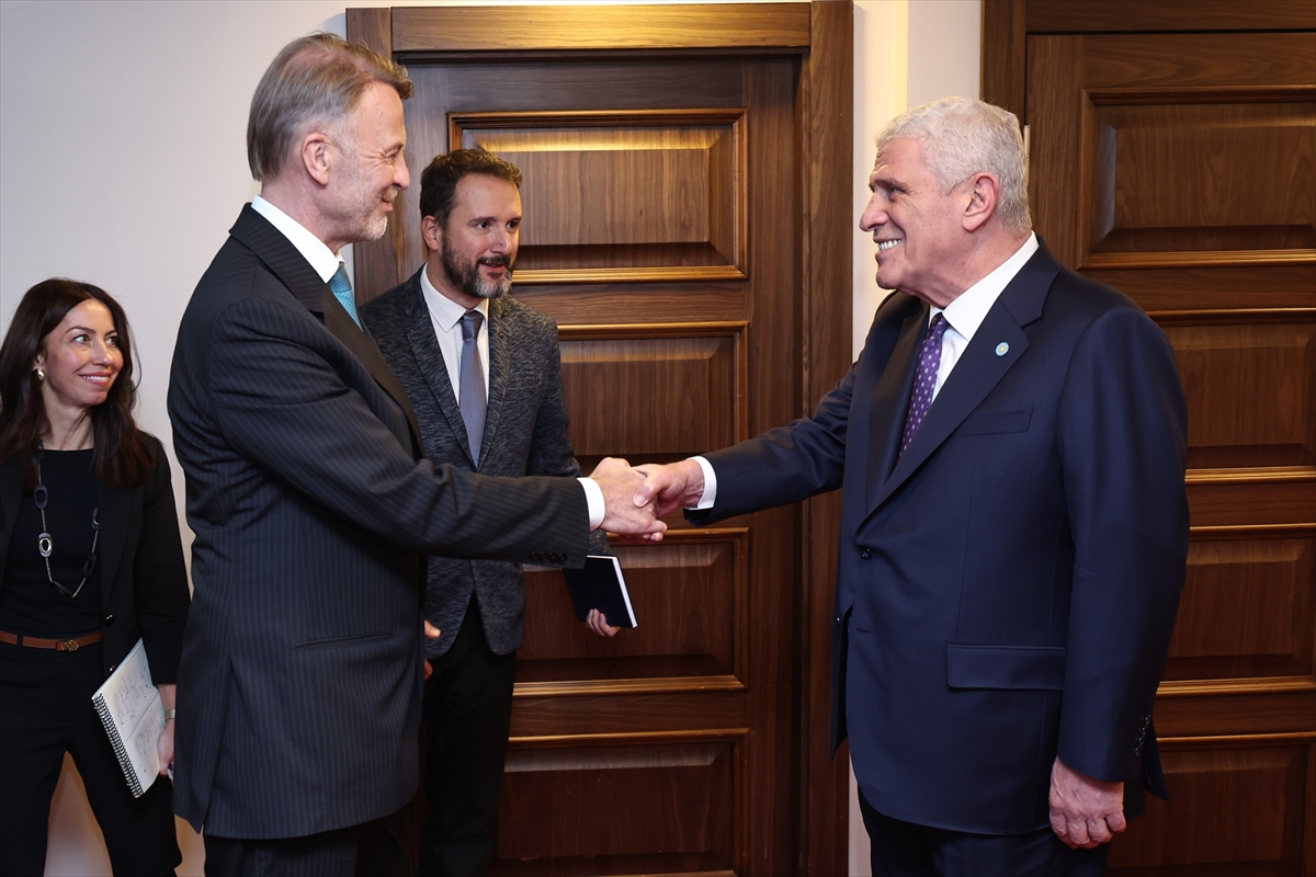 İYİ Parti'de AB diplomasisi: Dervişoğlu, Orav'ı ağırladı