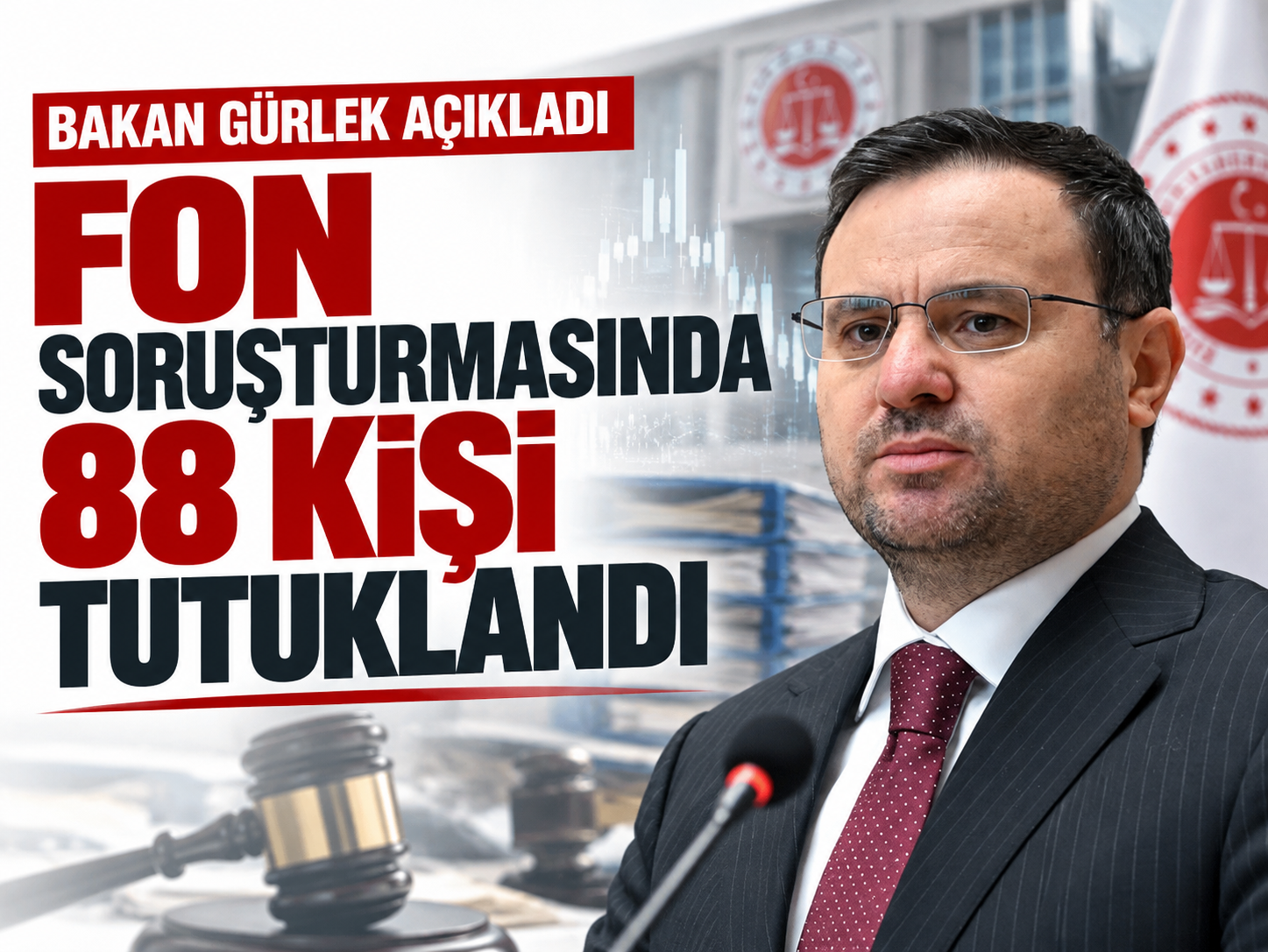 Bakan Gürlek açıkladı: Fon soruşturmasında 453 kişi ve şirket için mal varlığı tedbiri