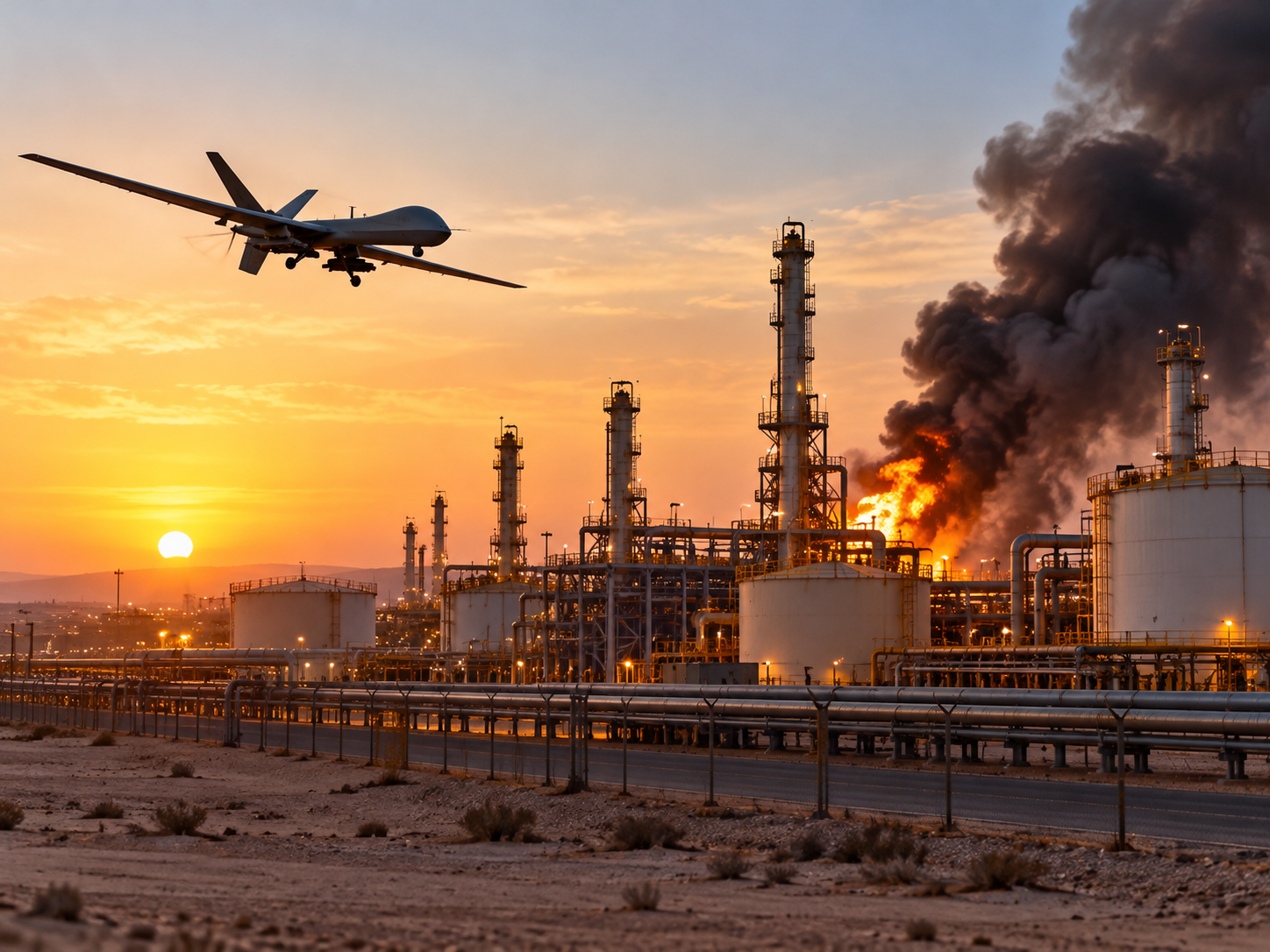 Şeybe Petrol Sahası hedef alındı: Can kayıpları var