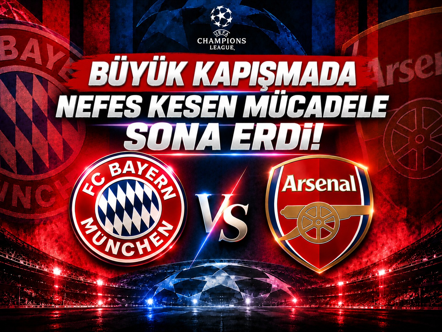 Bayern Münih-Arsenal maçında kazanan çıkmadı