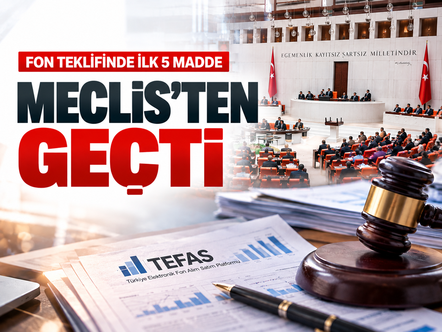 Fon teklifinin ilk 5 maddesi Meclis’ten geçti