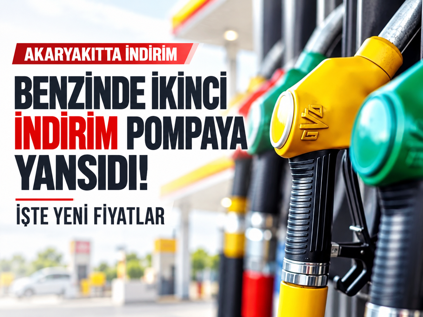Benzinde ikinci indirim pompaya yansıdı! İşte yeni fiyatlar