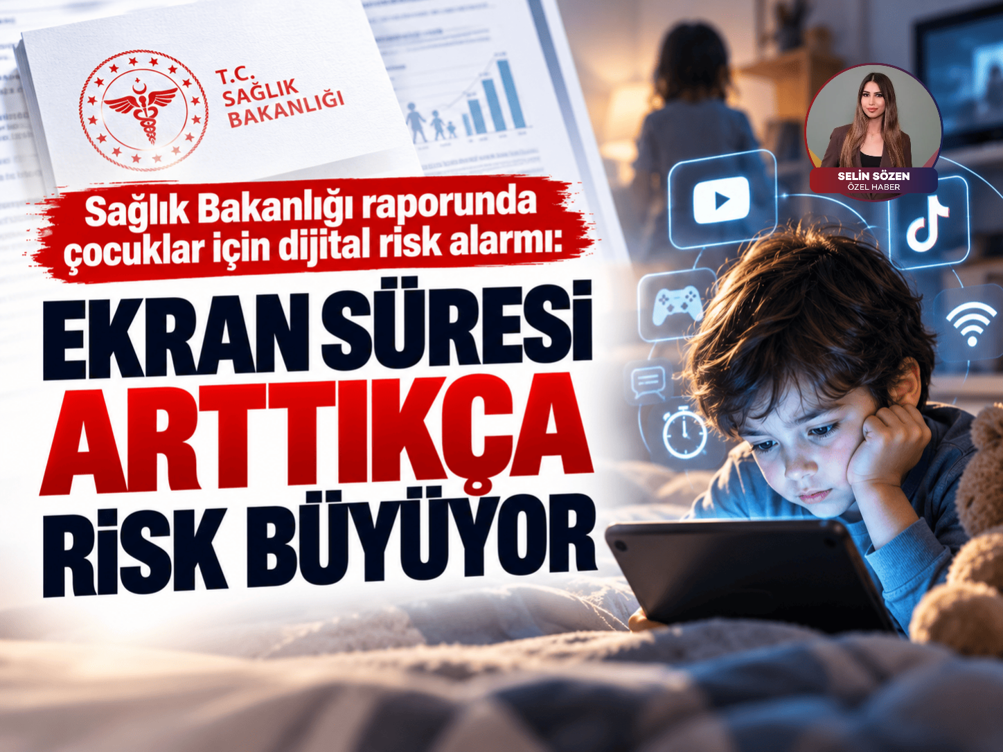 Sağlık Bakanlığı raporunda çocuklar için dijital risk alarmı: Ekran süresi arttıkça risk büyüyor