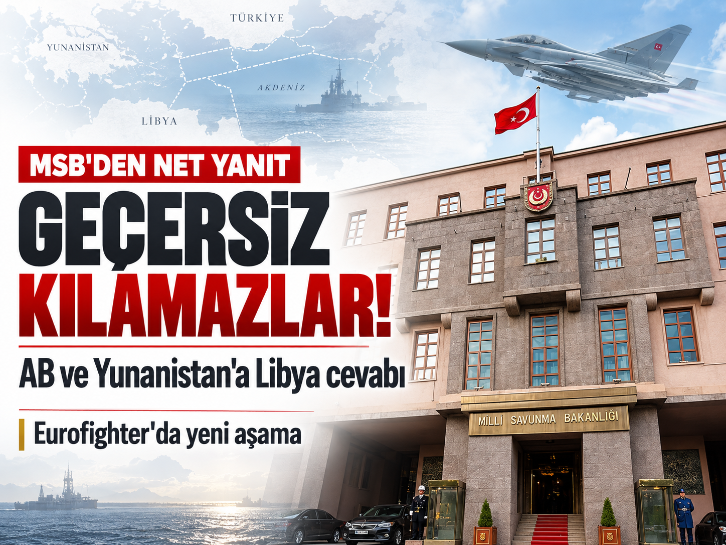 MSB'den AB ve Yunanistan'a net yanıt: Geçersiz kılamazlar! Eurofighter'da yeni aşama