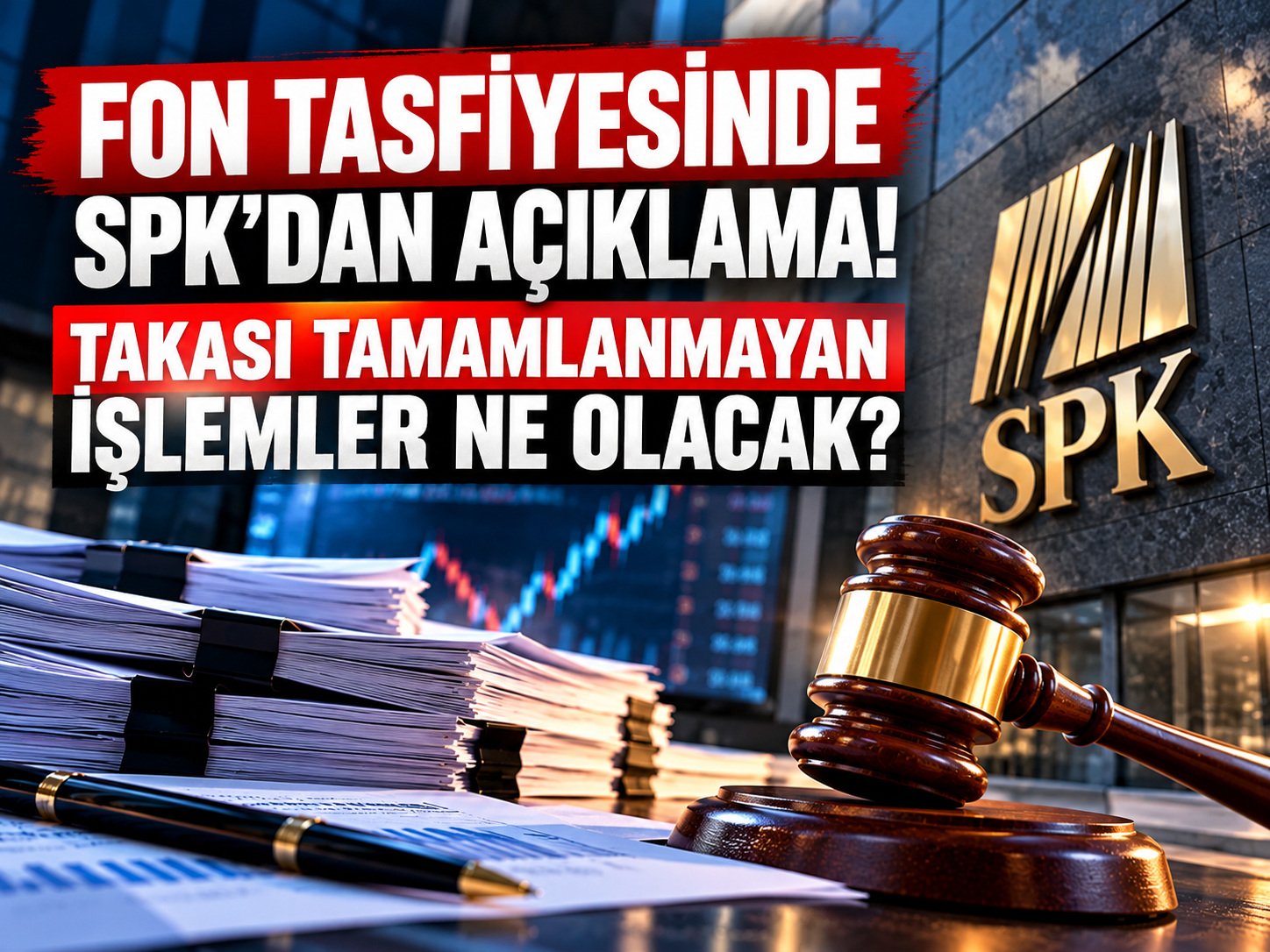 Fon tasfiyesinde SPK'dan açıklama! Takası tamamlanmayan işlemler ne olacak?