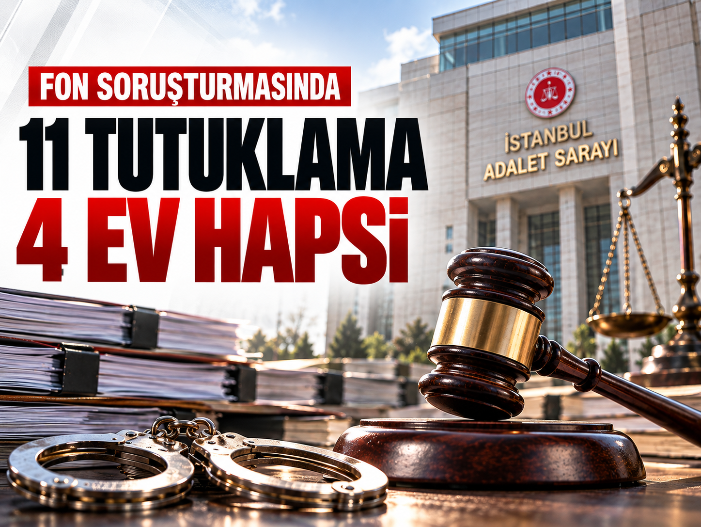 Fon soruşturmasında karar çıktı: 11 tutuklama, 4 ev hapsi