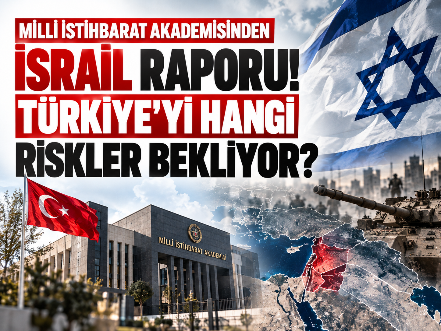 Milli İstihbarat Akademisinden İsrail raporu! Türkiye'yi hangi riskler bekliyor?