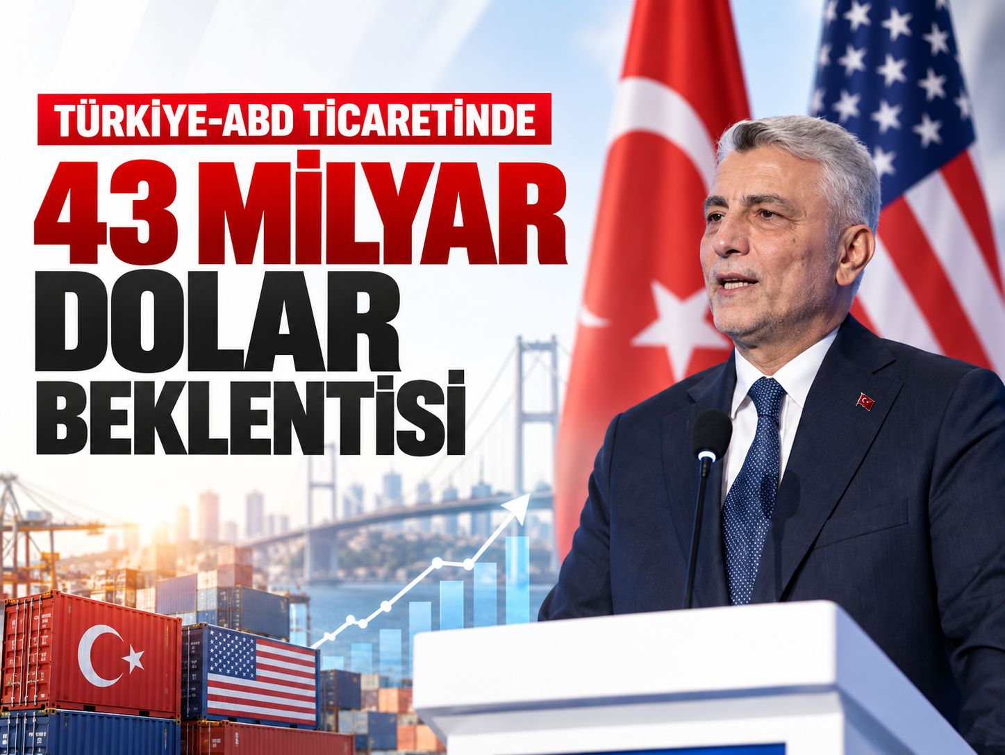 Türkiye-ABD ticaretinde 43 milyar dolar beklentisi