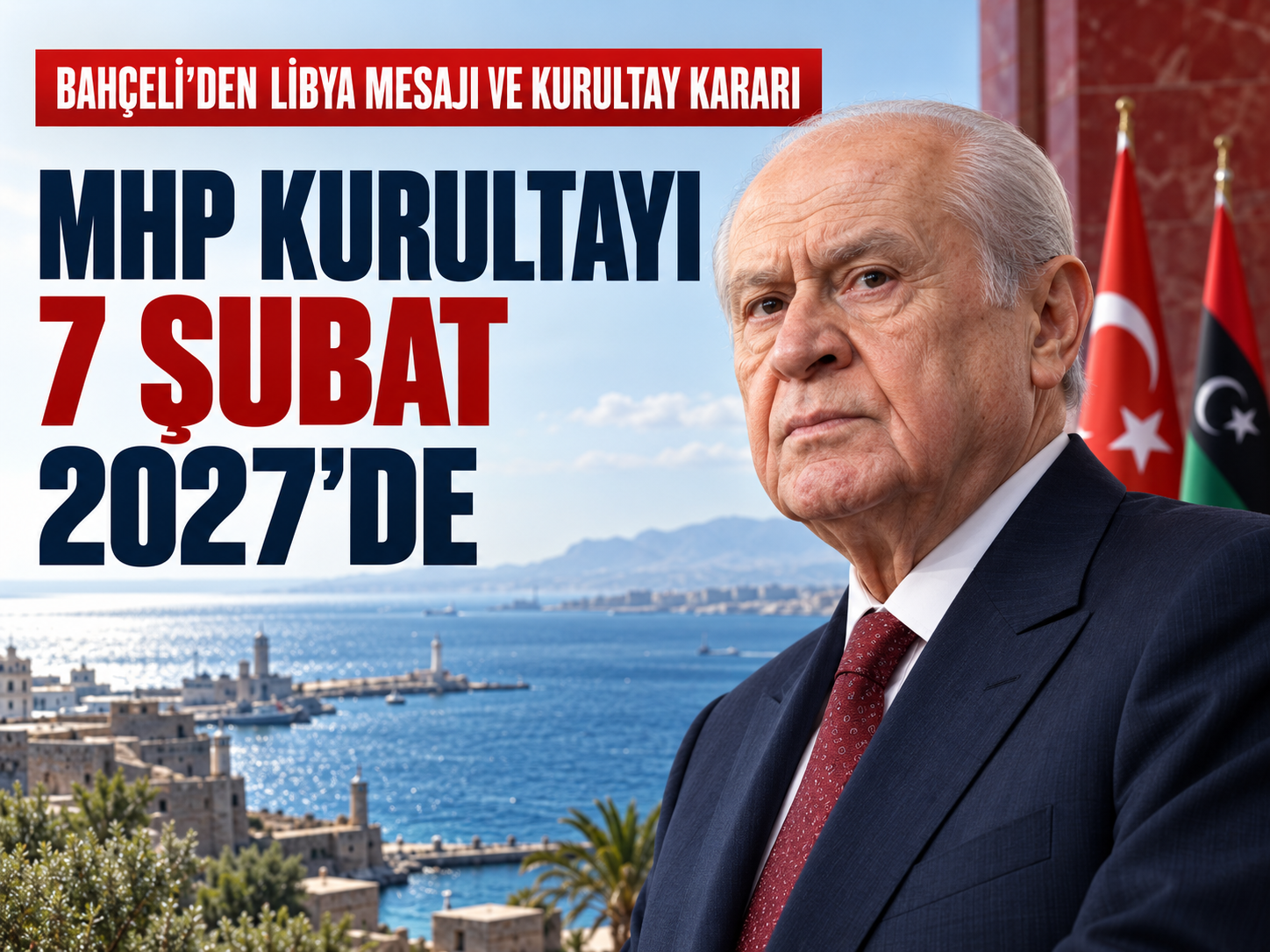 Bahçeli'den Libya açıklaması ve kurultay kararı