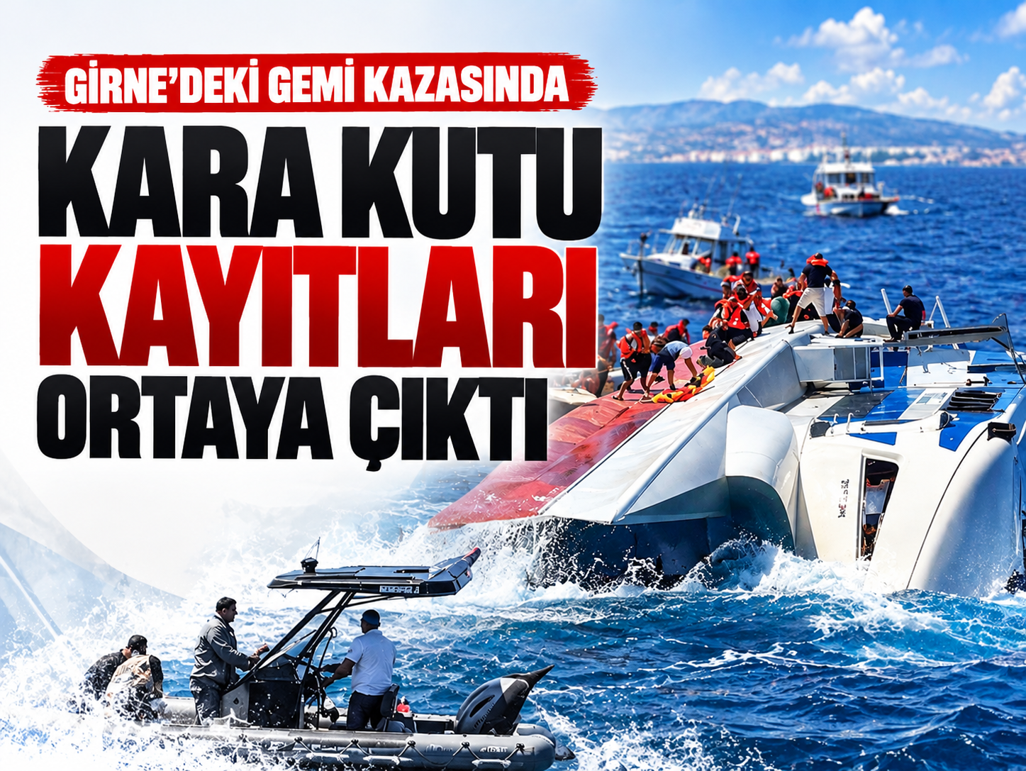 Girne'deki gemi faciasında kara kutudan çarpıcı kayıtlar çıktı