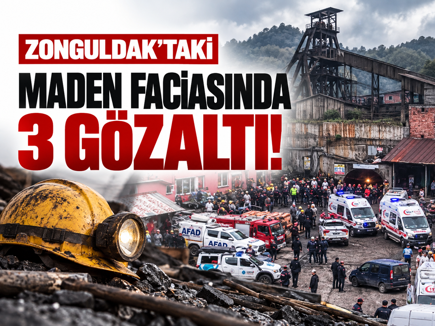 Zonguldak’taki maden faciasında 3 gözaltı!