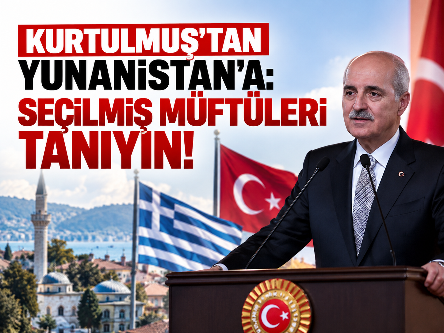 Kurtulmuş’tan Yunanistan’a: Seçilmiş müftüleri tanıyın!