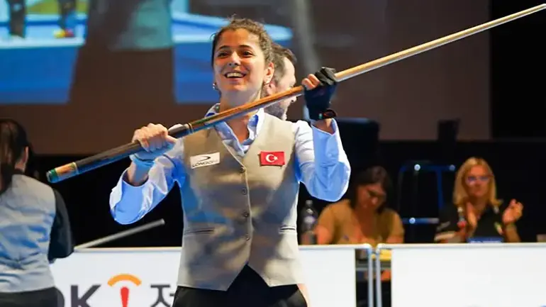 Milli bilardocu Sinem Kökten’den Avrupa şampiyonluğu!