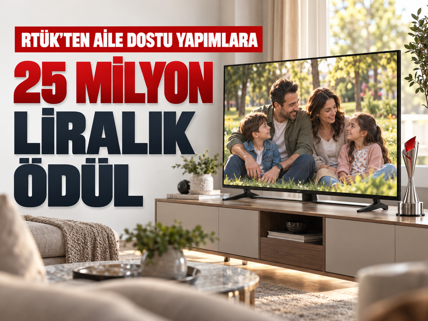 Rtük'ten aile dostu yapımlara 25 milyon liralık ödül