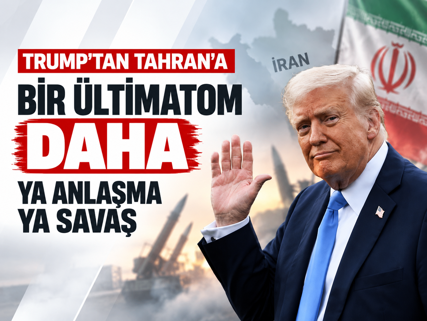 Trump'tan İran'a bir ültimatom daha: Ya anlaşma ya savaş