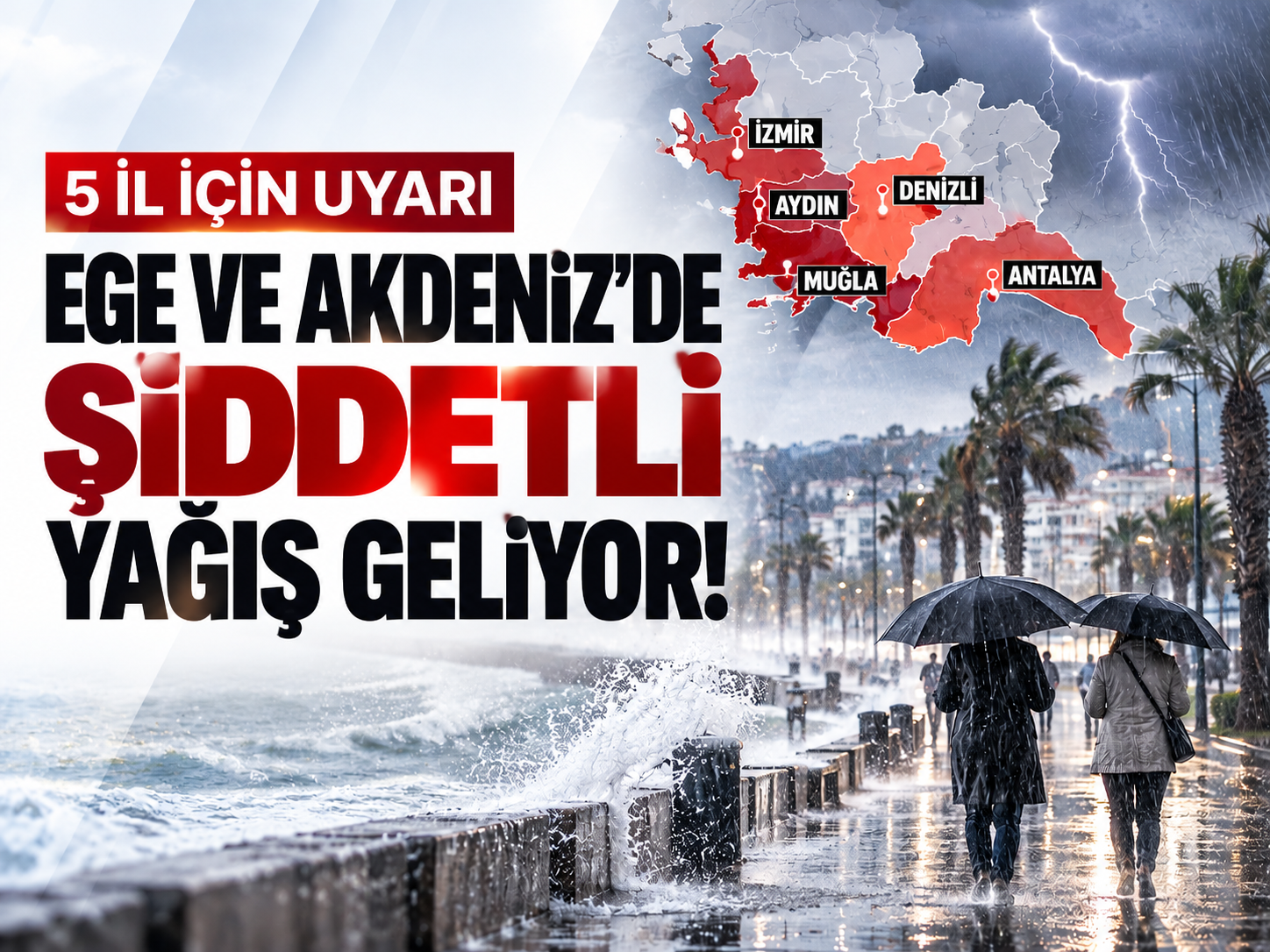 Meteoroloji saat verdi: Kuvvetli yağış geliyor