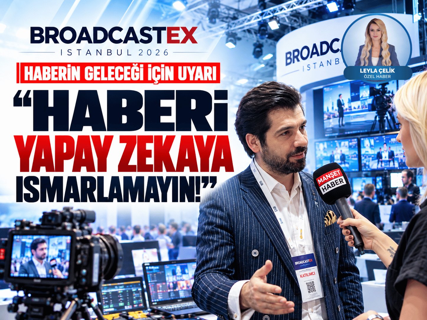 Broadcastex'te yapay zekâ uyarısı: Haberi ona ısmarlamayın!