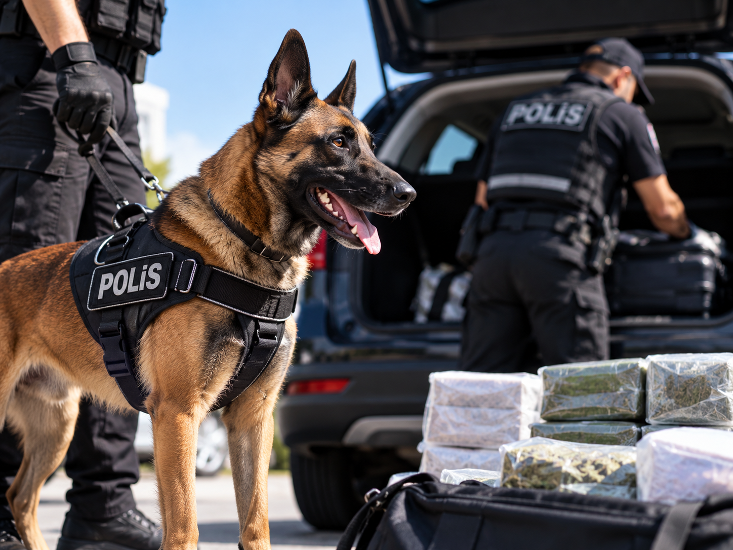 Patili dedektifler iş başında: 585 tutuklama