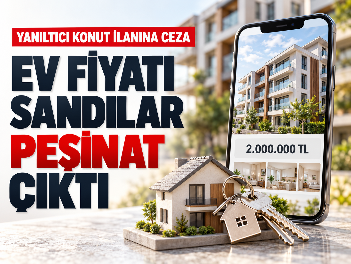 Ev fiyatı sandılar, peşinat çıktı: Bakanlıktan ceza