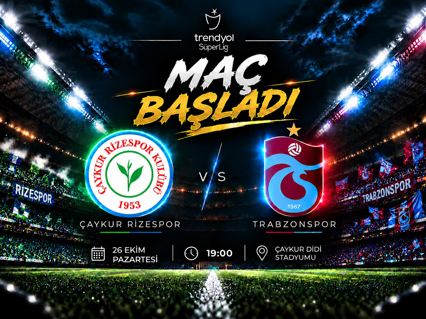Karadeniz derbisinde heyecan başladı!