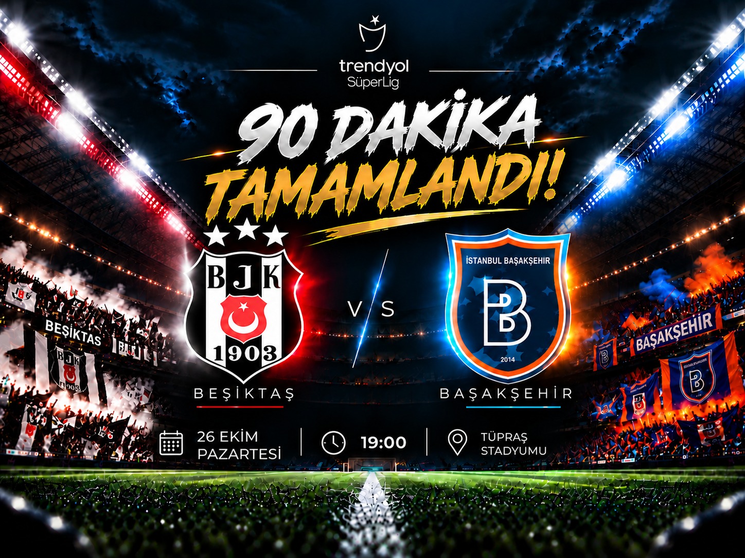 Beşiktaş, Başakşehir'i iki golle geçti! Dolmabahçe'de zafer