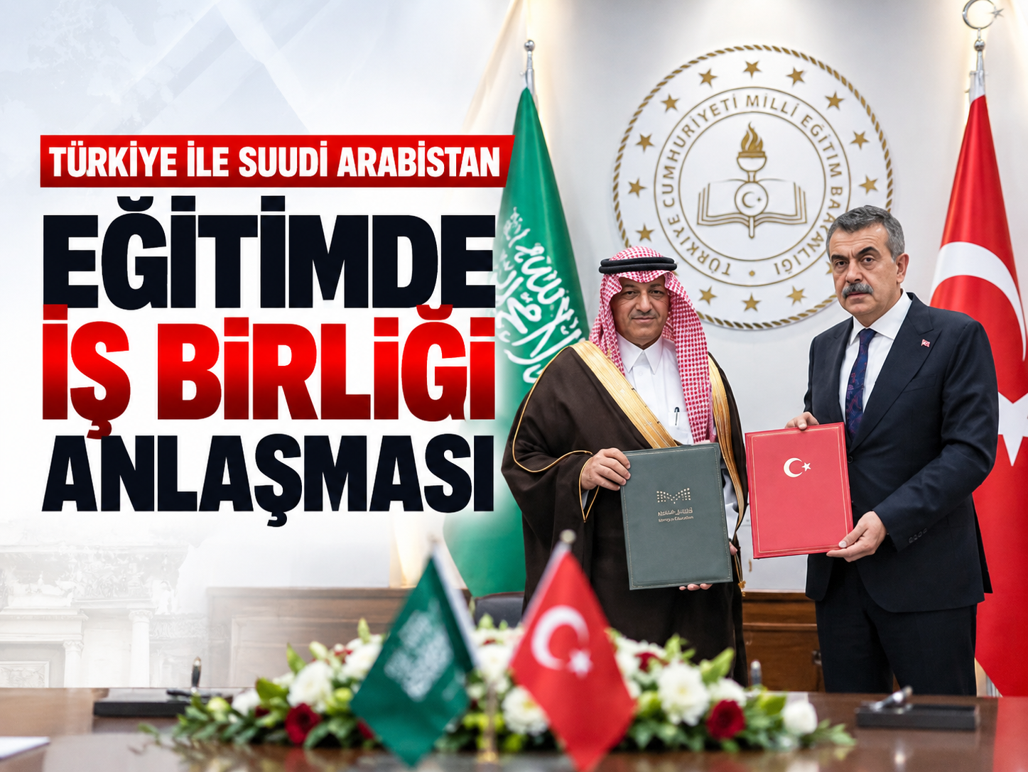 Türkiye ile Suudi Arabistan arasında eğitim anlaşması! İmzalar atıldı