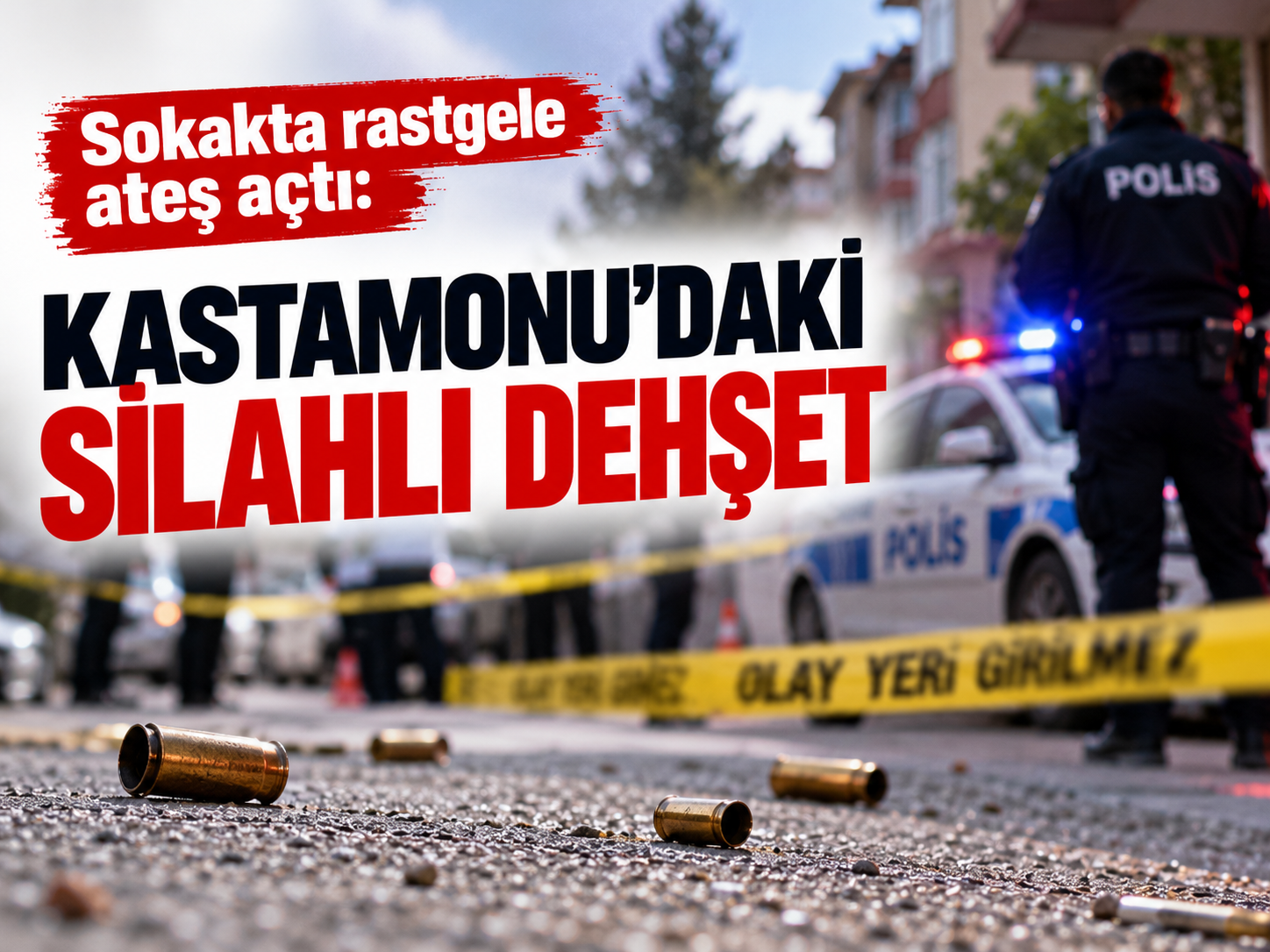Sokakta rastgele ateş açtı: Kastamonu'daki silahlı dehşet