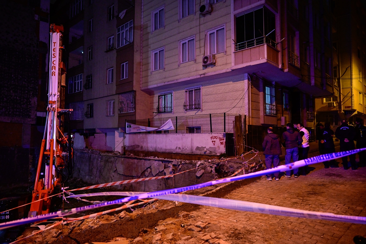 Bahçelievler'de çökme tehlikesi bulunan iki apartman için tahliye kararı