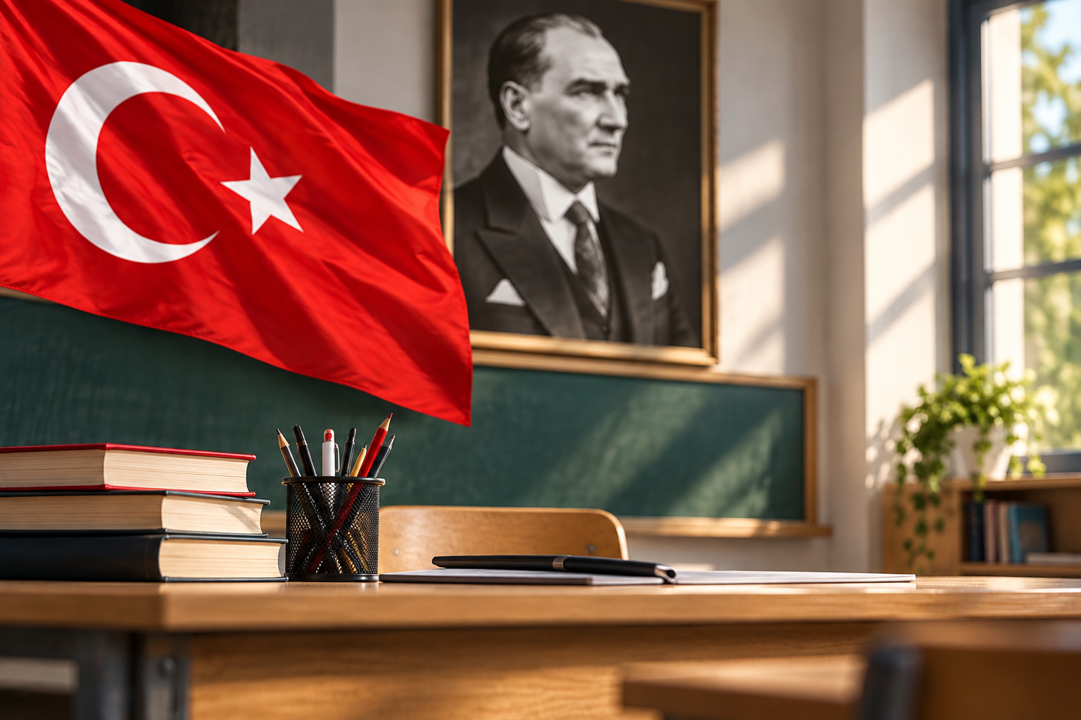 Atatürk ve Türk bayrağına hakaret içerikli paylaşım yapan öğretmen gözaltına alındı