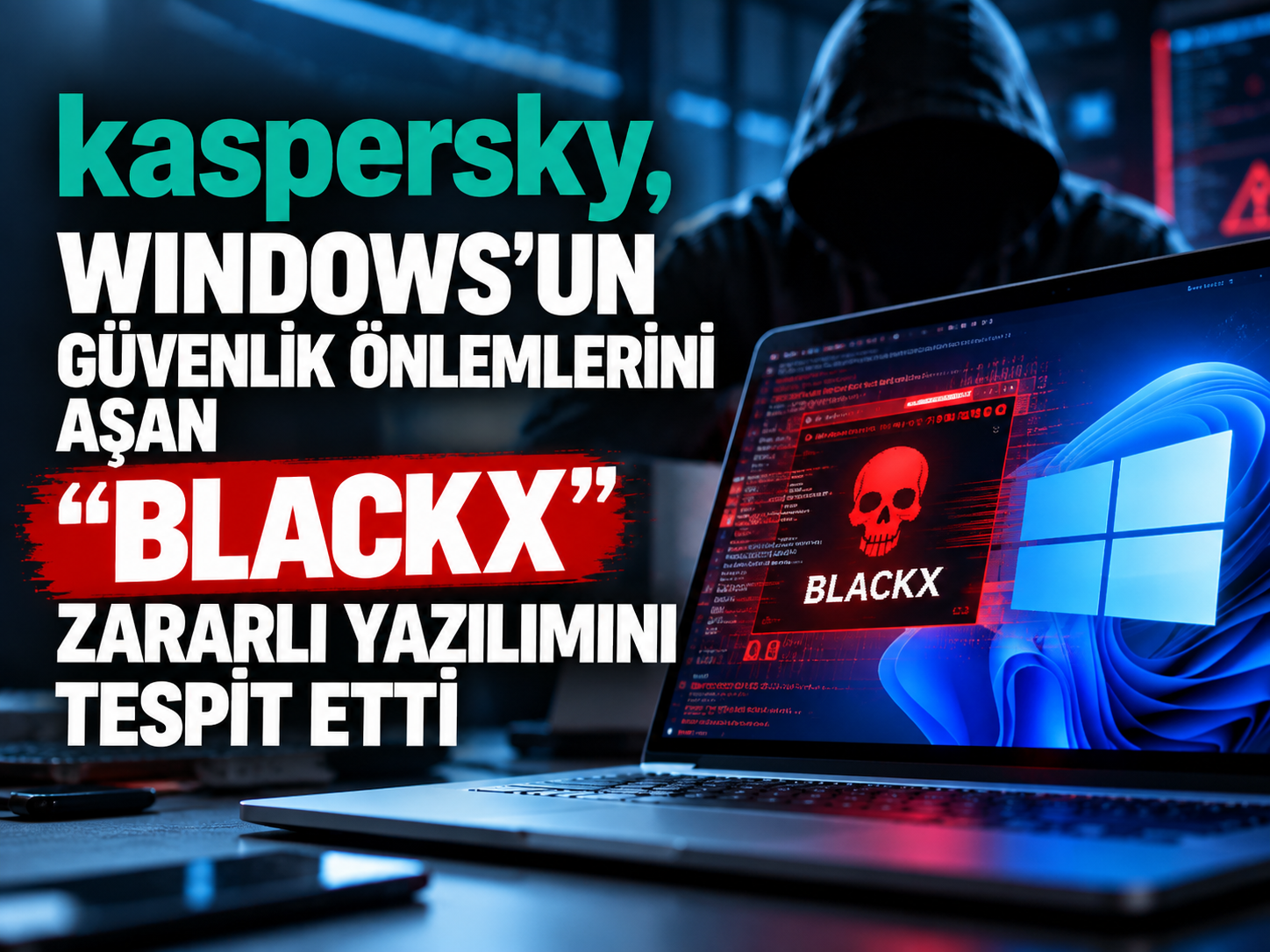 kaspersky, windows'un güvenlik önlemlerini aşan "blackx" zararlı yazılımını tespit etti