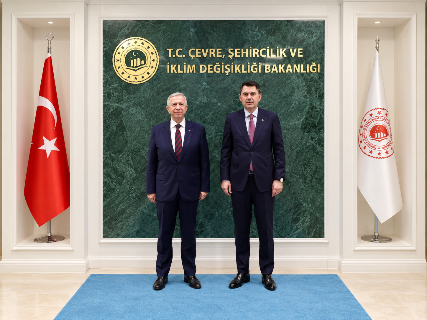 Bakan Kurum ile Mansur Yavaş bir araya geldi