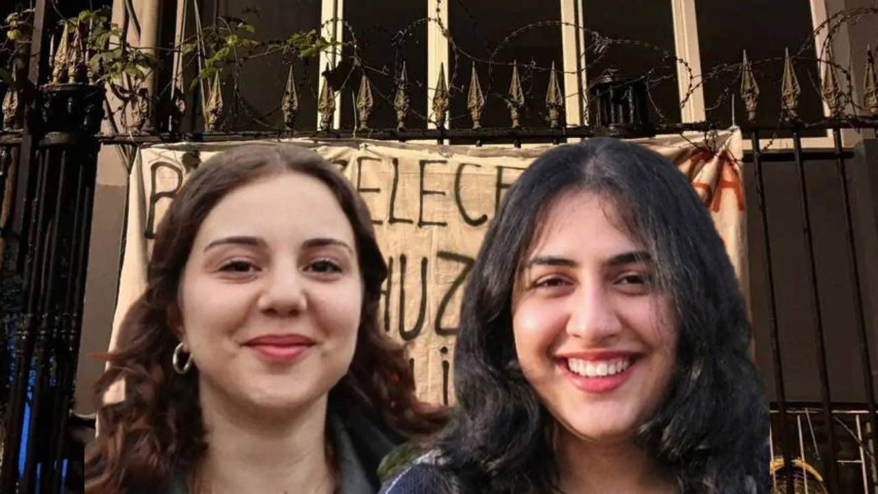 "Yusuf Tekin istifa" pankartı asan iki öğrenci tahliye edildi